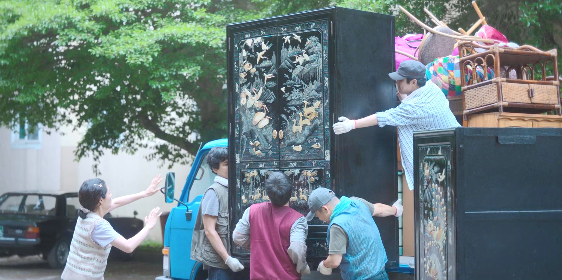 爱纯和宽植搬进公寓