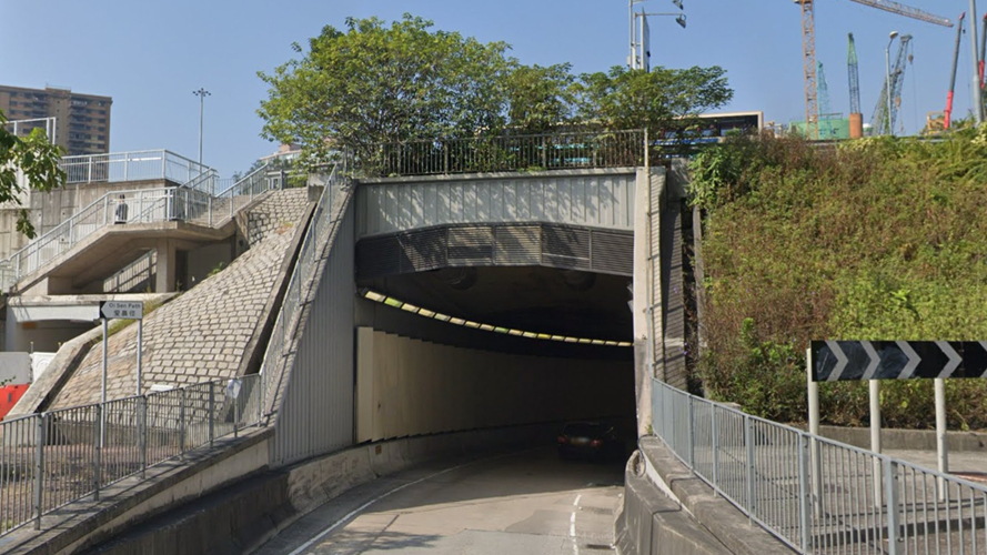 漆咸道北地下行车道