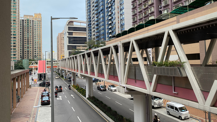 基马拉斯大马路空中走廊