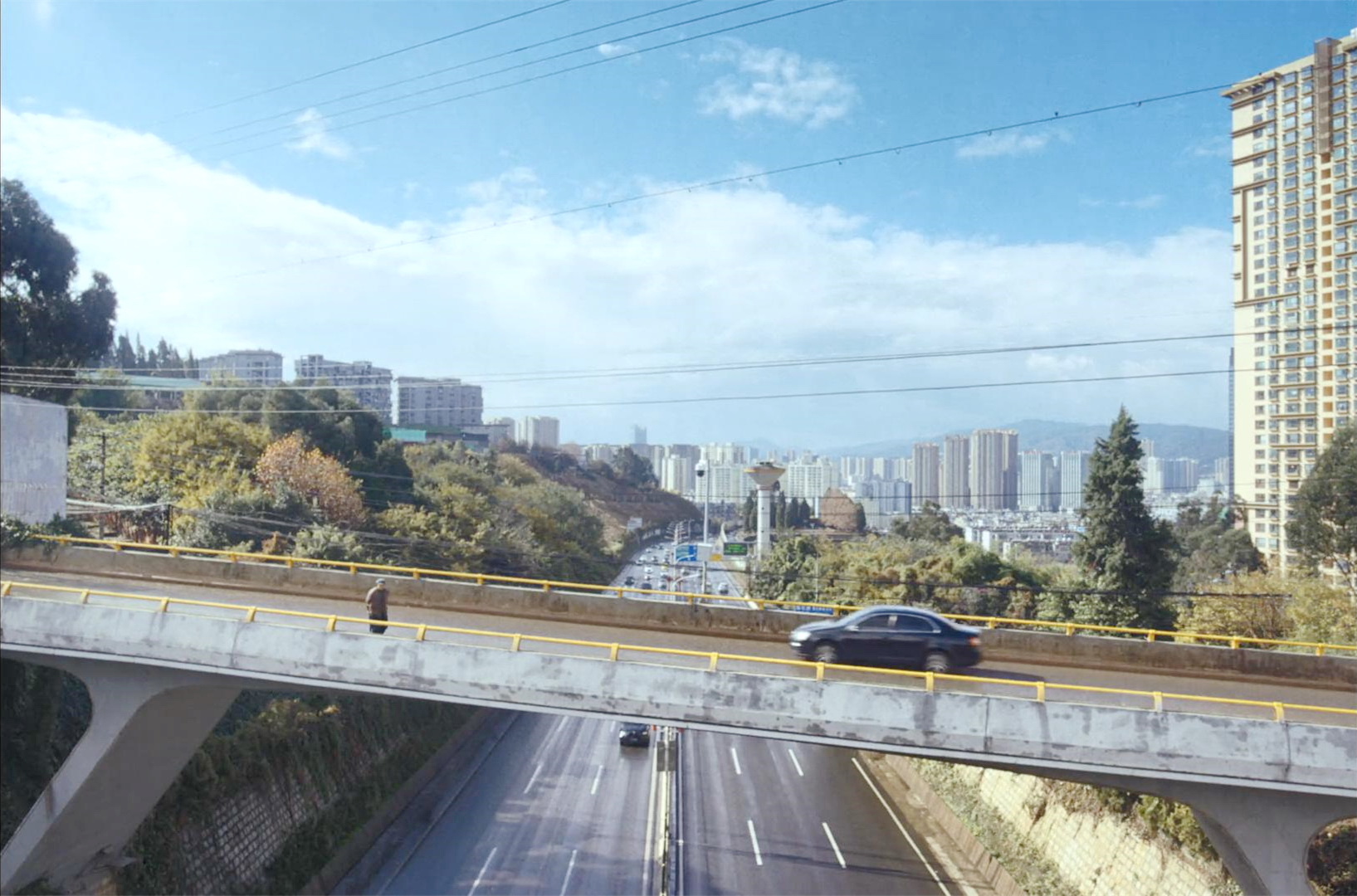 去机场路上